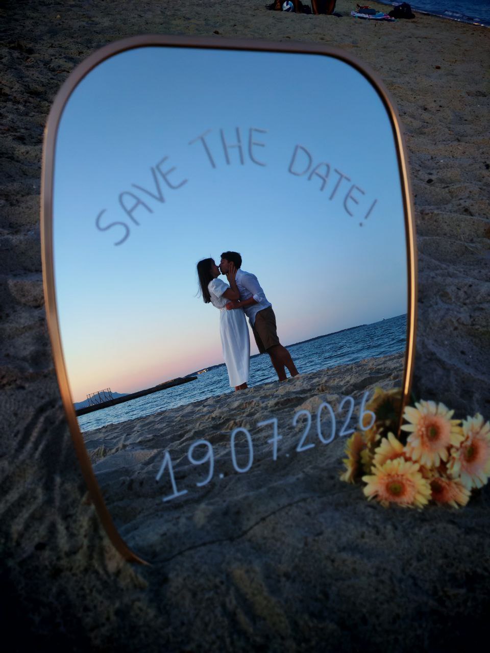 Foto romantica Daniele e Delia